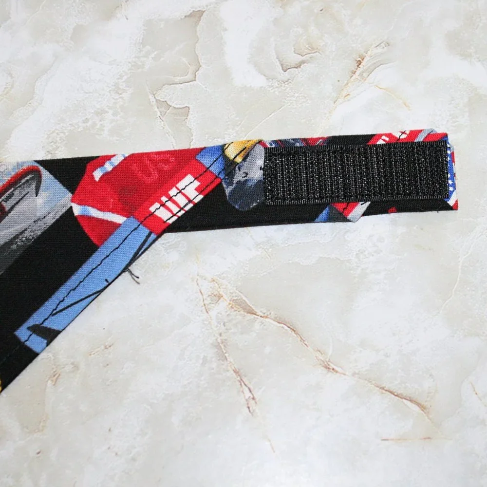 HAND CRAFTED Dog Cat Bandana US Military Coast Guard Pet Scarf Accessory - Picture 5 of 10